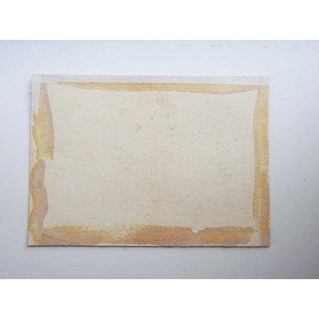 Early 20th century watercolor on paper painting of a working mill landscape. Unsigned. Unframed, age toning, scattered...