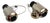 Zodiac Spot Wall Sconces by Jacques Biny for Lita, 1950s, Set of 2 For Sale