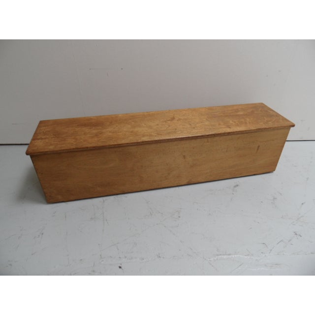 Vintage School Bench with Storage, 1950s For Sale - Image 4 of 10