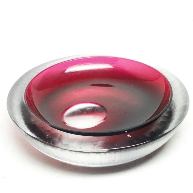 Glass Glass Bowl from Vicke Lindstrand, Sweden, 1950s For Sale - Image 7 of 7