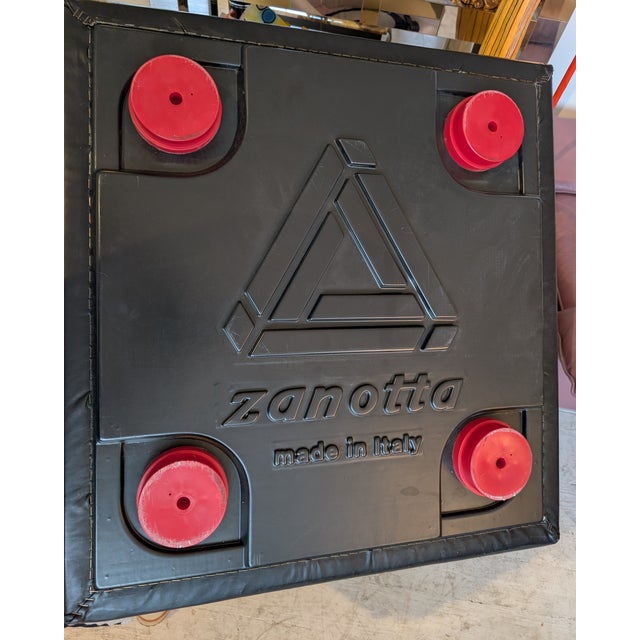 Mid-Century Leather Lounge Chair by De Pas Durbino & Lomazzi for Zanotta, Italy, 1970s For Sale - Image 9 of 17