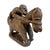 Rare and highly evocative sandstone antique equestrian sculpture from Mali. This remarkable hand-carved figure depicts a...