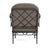 Brown Jordan Brown Jordan Calcutta Lounge Chair, Textured Pewter frame with Fusion Taupe fabric For Sale - Image 4 of 11