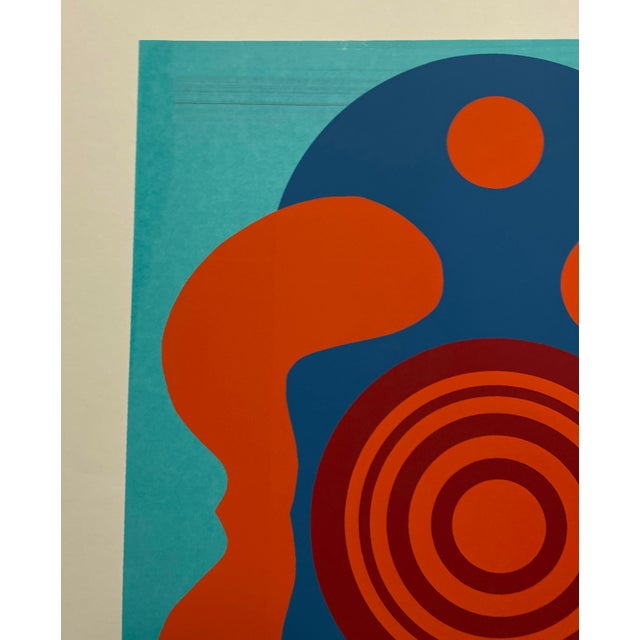 1980s Modern Serigraph by Cabello For Sale - Image 4 of 7