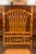 English 1890s Bamboo Slipper Chair with Fan Back, Rattan Seat and Casters For Sale In Atlanta - Image 6 of 12