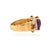 18k Bellarri Ring with approximate 5 carat checkerboar cut amethyst and smaller topaz, citrine and garnets and...