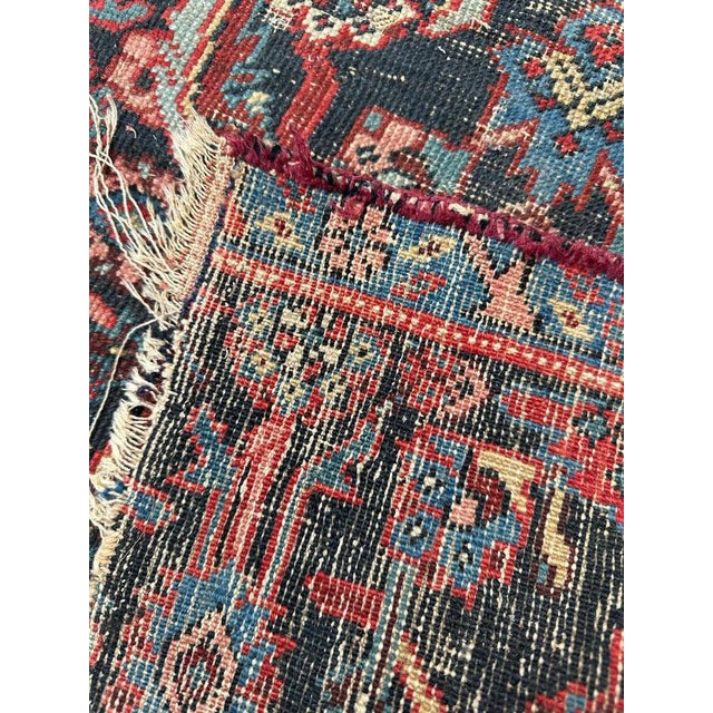 Small Antique Malayer Fragment Rug For Sale - Image 18 of 18