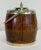 English Antique English Oak Biscuit Barrel With Silver Lid and Handle For Sale - Image 3 of 10