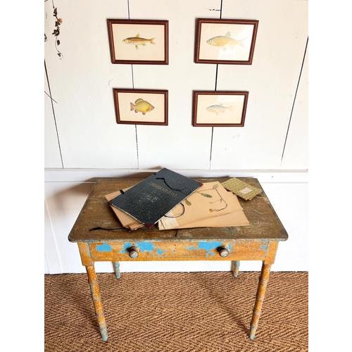 Victorian Faux Bamboo Side Table For Sale - Image 3 of 8