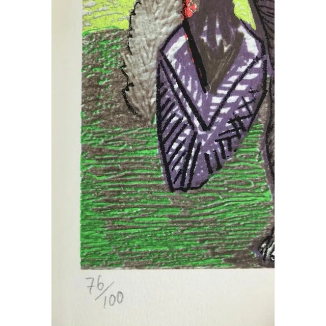 Artist: Carlos Franco Country: Spain Title: El Dia Medium: Serigraph Marks: Hand-signed in pencil & numbered 76/100 Size:...