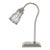 Industrial Davy Desk Lamp Polished Nickel For Sale