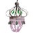 Vintage French Crystal Drop Pendant Light For Sale