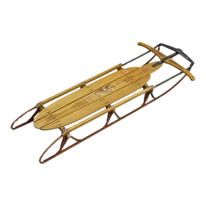Vintage Flexible Flyer Airline Racer No 60 Wooden Sled Planet Jr Usa