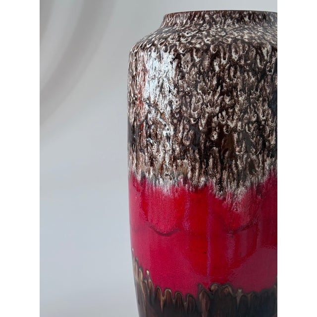 Large Model 517-50 Fat Lava Floor Vase from Scheurich Keramik, 1960s For Sale - Image 4 of 7