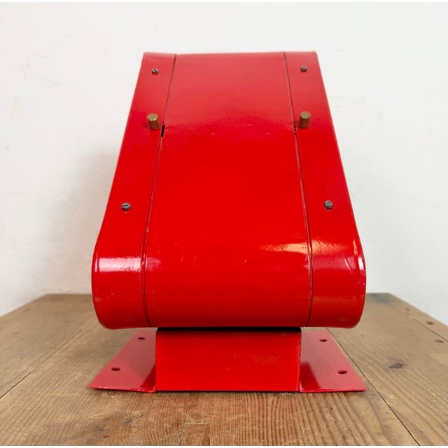 Red Vintage Red Ships Double-Sided Wall Clock from SEIKO, 1970s For Sale - Image 8 of 18