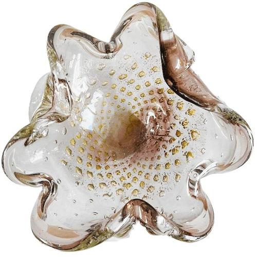 Mid-Century Modern Vintage Murano Glass Bowl from Barovier & Toso, 1950s For Sale - Image 3 of 6