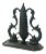Bronze Door Stop with Dolphin Serpents For Sale