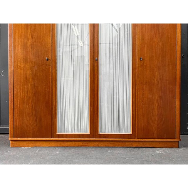 Large Wood Wardrobe, 1960s For Sale - Image 3 of 18