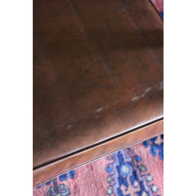 1940s Art Deco Style Pair of Chromecraft Brown Chairs For Sale - Image 14 of 17