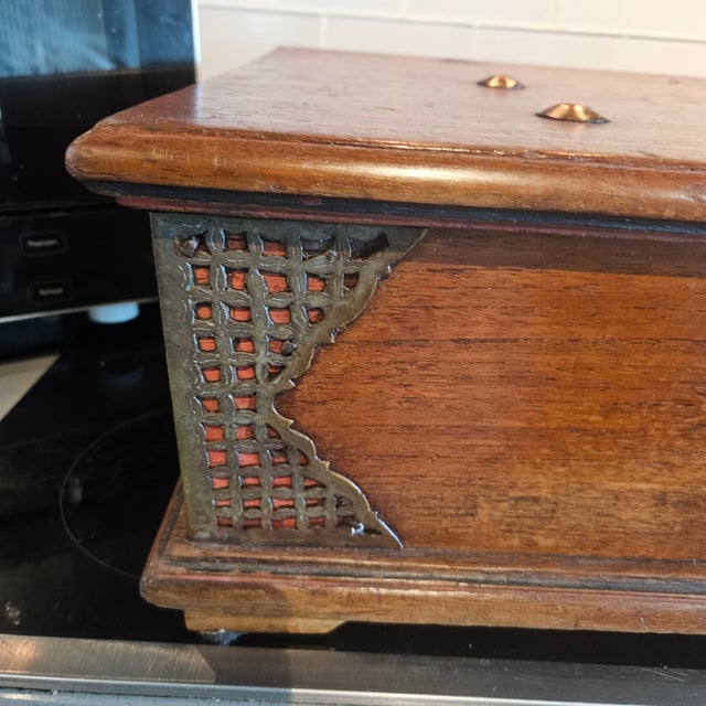 Late 18th Century Large 18th Century Portuguese Colonial Padouk Wood Writing Desk For Sale - Image 5 of 12