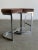 1970s Vintage Cantilevered Bar Stools in Mohair - Pair For Sale - Image 5 of 10