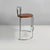 Italian Modern Brown Faux Leather and Steel Bar Stool by Kazuhide Takahama for Gavina, 1970s For Sale - Image 3 of 16