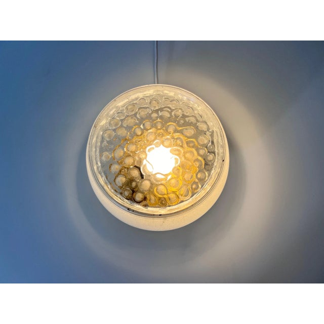 Mid Century Modern Bubble Glas Flush Mount by VEB, East Germany, 1960s For Sale - Image 6 of 8