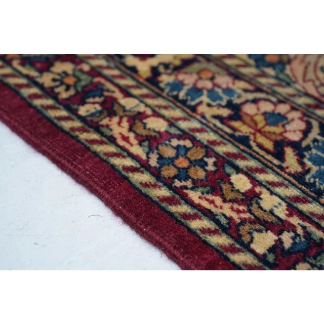 19th Century Antique Lavar Kerman Rug 5'7'' x 7'4'' For Sale - Image 5 of 10