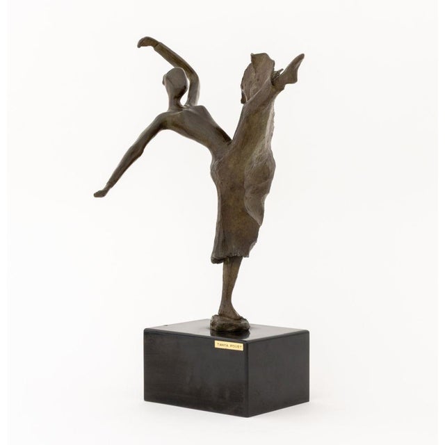 Tanya Poust Flamenco Dancer Patinated Bronze For Sale - Image 4 of 8
