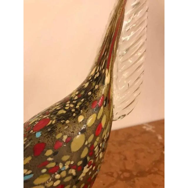 Italian Murano Hand Blown Glass Roosters - a Pair For Sale - Image 10 of 10