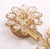 Exquisite pair of beautiful floral brass sconces by designer Ernst Palme for Palwa (Palme and Walter) in Germany. Made of...