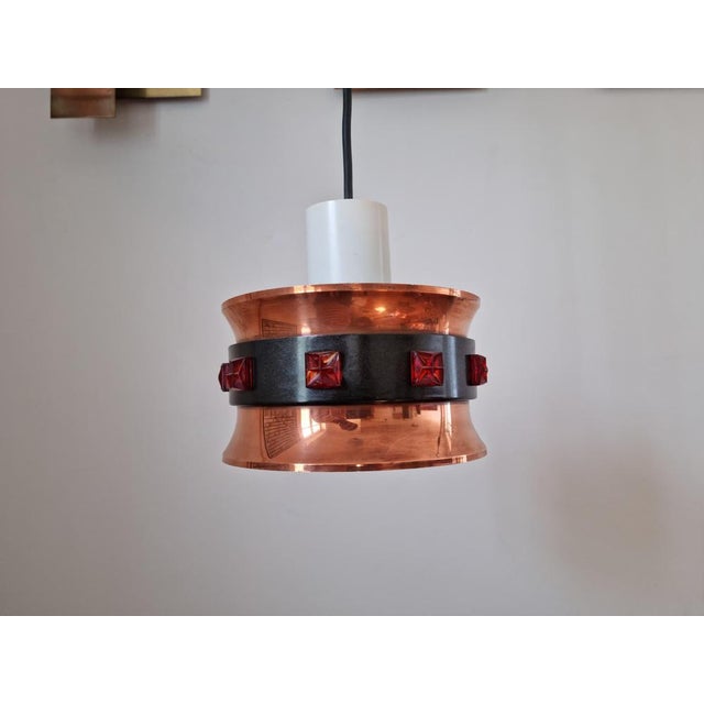 1970s Mid-Century Pendant from Vitrika, Sweden, 1970s For Sale - Image 5 of 16