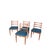 1960s Mid-Century Ladder-Back Dining Chairs in Teak Frames from Schreiber, 1960s, Set of 6 For Sale - Image 5 of 9