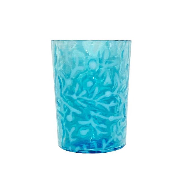 Colorful Antique Hobbs Drinking Glasses in Blue and Pink - Set of 3 1800s For Sale In Oklahoma City - Image 6 of 10