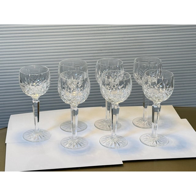 Design Plus gallery presents a Set of Seven Crystal White Wine Glasses from Waterford. These glasses offer their most...