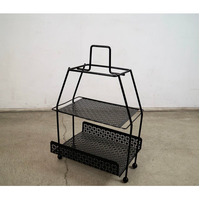Mid-Century Modern 1950’s Mid-Century Modern Architectural Magazine Rack For Sale - Image 3 of 12