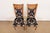 1970s William Doezema for Mastercraft Mid-Century Modern Hollywood Regency Burl Wood Side Chairs or Dining Chairs, Pair For Sale - Image 5 of 12