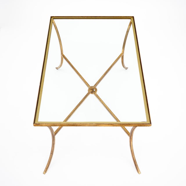 Gold Vintage French Coffee Table For Sale - Image 8 of 9