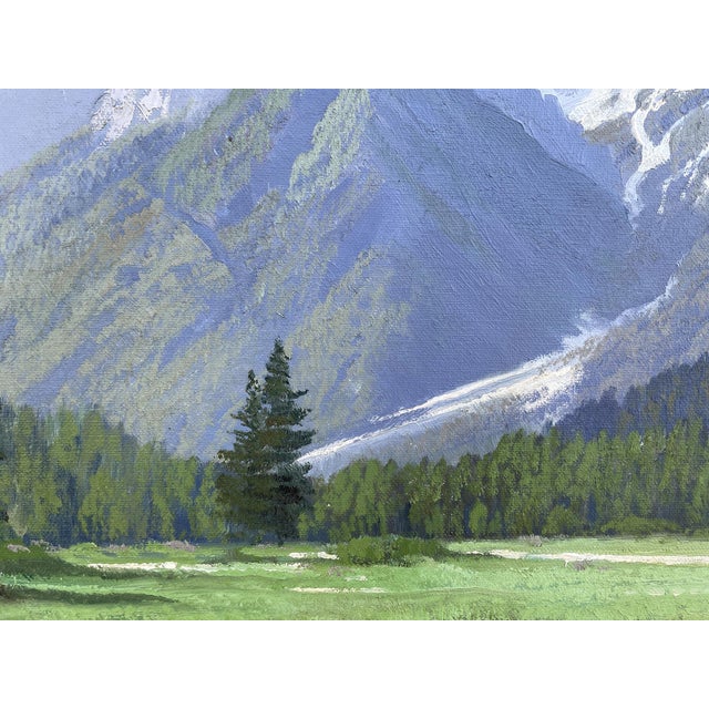 Paul Schuler, Croda Rossa d'Ampezzo, 1920s, Oil Painting on Canvas, Framed For Sale - Image 9 of 18