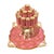 Carl Thieme Antique Carl Thieme Dresden Pink Porcelain Cherub Cigarette Holder / Flower Frog Vase For Sale - Image 4 of 14