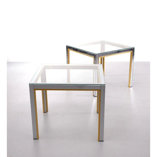 Hollywood Regency Hollywood Regency Side Tables by Renato Zevi, Italy, 1970s, Set of 2 For Sale - Image 3 of 8