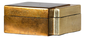 Vintage Chinese Two-Toned Gilded Wooden Box – Decorative Storage Accent Piece