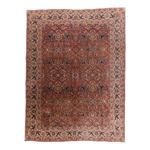 Antique Persian Isfahan Rug 9'0" X 12'0"