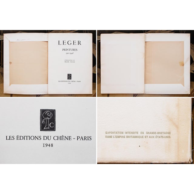 Mid-Century Modern Leger, 1948 First Edition Period Portfolio of 17 Vintage Offset Lithographs For Sale - Image 3 of 18