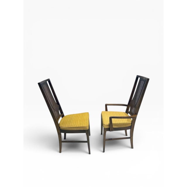 Wood 1960s Broyhill "Brasilia" Mid-Century Modern Dining Chairs - Set of 6 For Sale - Image 7 of 13