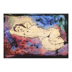 'Reclining Nude' by Sydney Horne Shepherd, Glasgow School of Art, Dundee, Post-Impressionist Figural