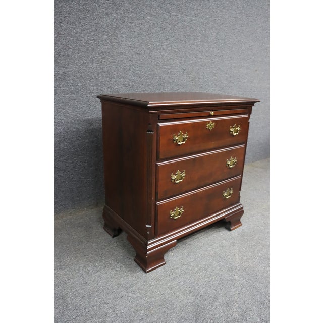 Late 20th Century Late 20th Century Kincaid Furniture Cherry Gentleman’s Chest For Sale - Image 5 of 12