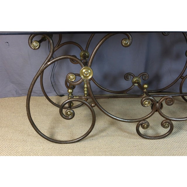 Wrought Iron Serving Table For Sale - Image 9 of 11