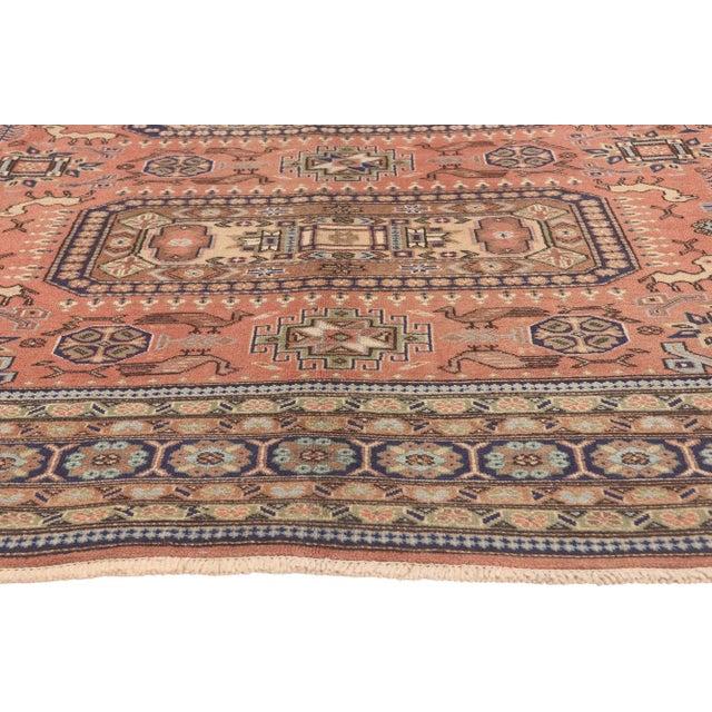 Mid 20th Century Vintage Persian Ardabil Rug - 07'04 x 10'01 For Sale - Image 4 of 9