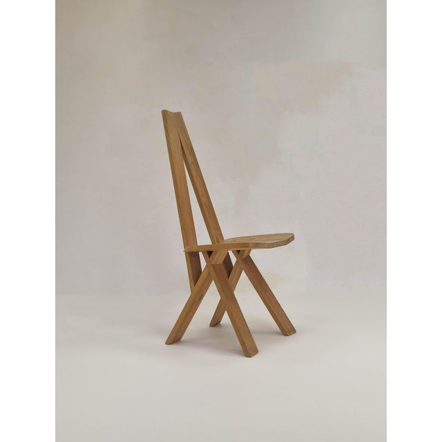 Model S45 Chlacc Wood Chair by Pierre Chapo, 1979 For Sale - Image 16 of 18